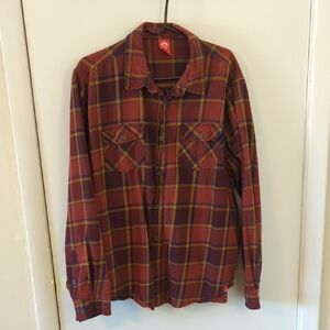 Eastern Mountain Sports M Plaid Flannel Shirt